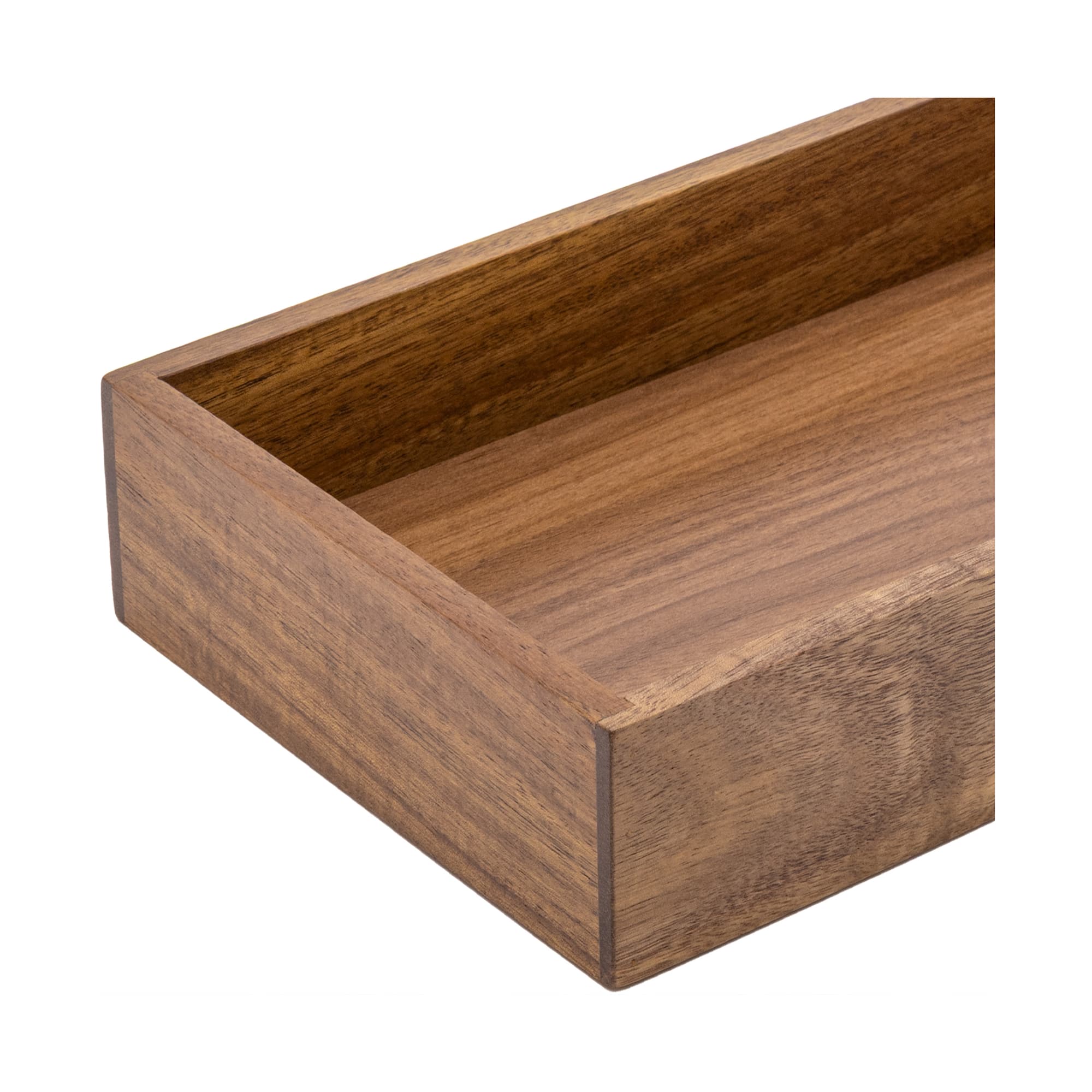 Seville Classics 12" x 6" x 2" Acacia Drawer Organizer